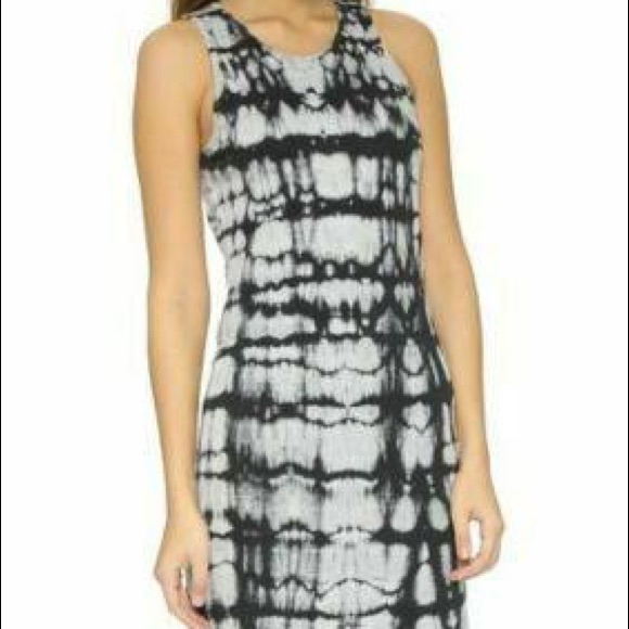 Current Elliott Grey Tie Dye Mini Dress, 1/S